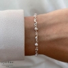 Billede af Aqua Dulce Rhumba Pearl armbånd sølv m. fvp (17 + 3 cm)