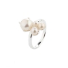 Billede af Aqua Dulce Bubbels ring sølv m. fvp - 5 (str. 50)