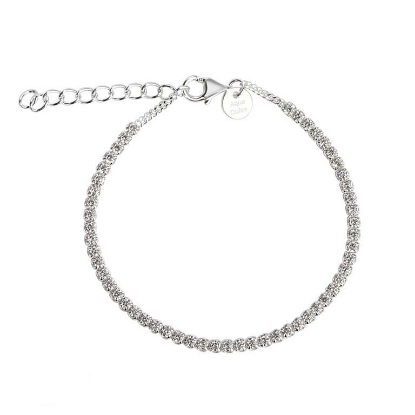 Billede af Aqua Dulce New Dagny armbånd sølv m. cz (16 + 3 cm)