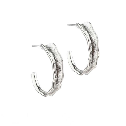 Billede af Aqua Dulce New Fanny Big øreringe sølv