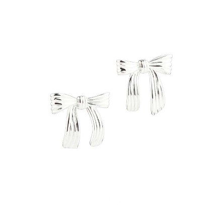 Billede af Aqua Dulce Pretty Bow øreringe sølv