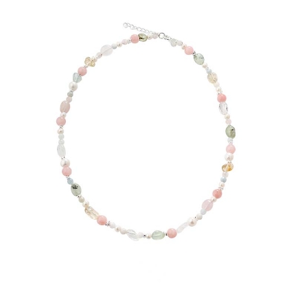 Billede af Aqua Dulce Breeze halskæde sølv m. fvp (42 + 3 cm)