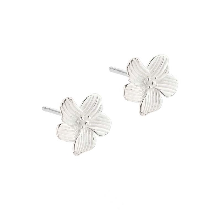 Billede af Aqua Dulce Anemone Flower øreringe sølv