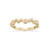 Billede af Ring pink cubic zir. 8 kt.