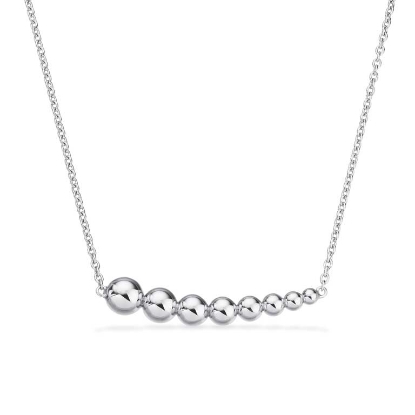 Billede af Vedhæng kugler sølv rh. m/kæde