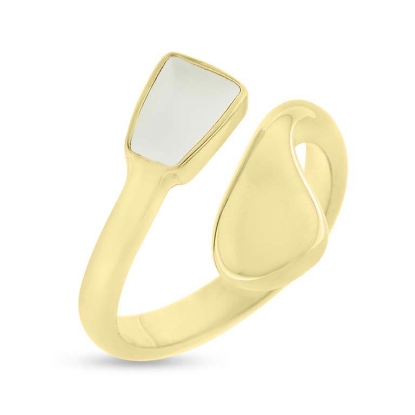 Billede af Tand ring 8 kt fac. 4,7 gr (prisen er excl. guld)