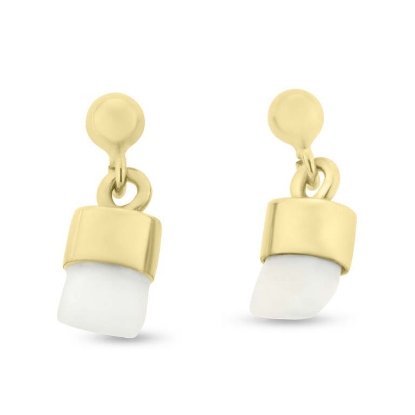 Billede af Tand ører. 14 kt. fac. 1,6 gr. (prisen er excl. guld)