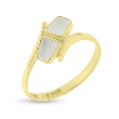 Billede af Tand ring 8 kt. fac. 2,3 gr. (prisen er excl. guld)