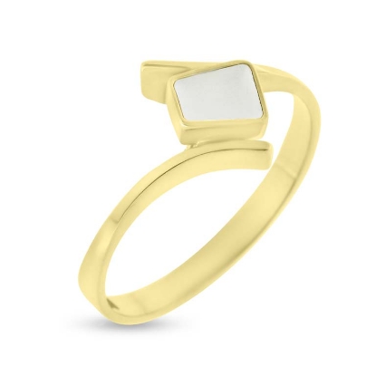 Billede af Tand ring 8 kt. m. 1 tand