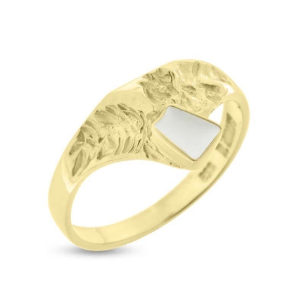 Billede af Tand ring 14 kt. fac. 3,6 gr (prisen er excl. guld)