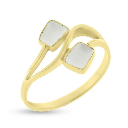 Billede af Tand ring 14 kt fac. 2,9 gr (prisen er excl. guld)