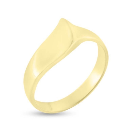 Billede af Ring "Tiny Top" 14 karat guld