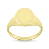 Billede af Ring, Signetring oval plade 13*11 mm 8 kt. facon + 8,1 gr. (prisen er excl. guld)