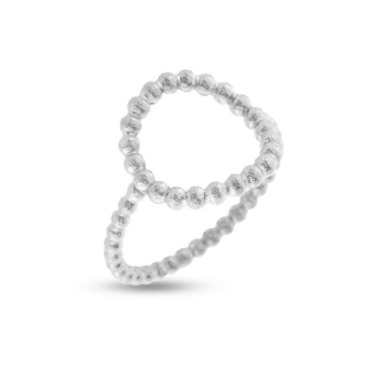 Billede af Ring Circles, kugletråd, 15 mm. 925s (overflade sand)