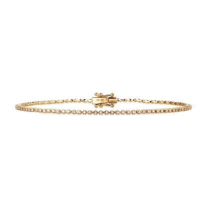 Billede af *Dazzling Tennis-armbånd 0,32 H-W/SI 14 kt.