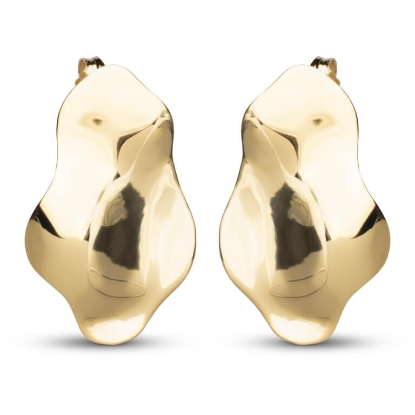 Billede af *ENAMEL Copenhagen Cleopatra øreringe forgyldt sølv