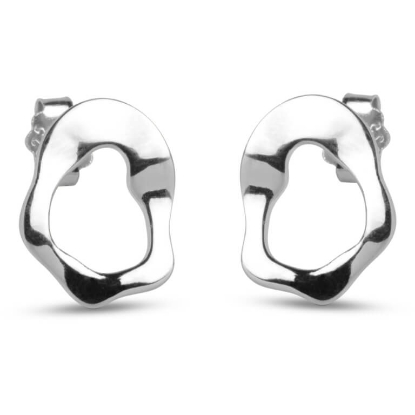 Billede af ENAMEL Copenhagen Daphne øreringe sølv