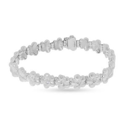 Billede af Armlænke hyldeblomst, 1 brill. 0,04 w/vs. 18,5 cm. 925s 