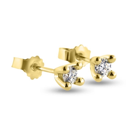 Billede af Dream Delux øreringe 2* 0,10 w/vs. 14 kt. 