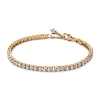 Billede af Pandora Funklende Tennisarmbånd forgyldt metalblanding m. cz (18 cm)