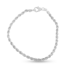 Billede af Armbånd cordel sølv bredde 3,2mm 21cm