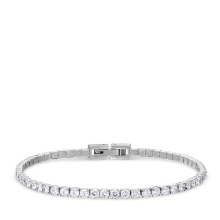 Billede af Bering Arctic Symphony tennisarmbånd stål m. cz (190mm)
