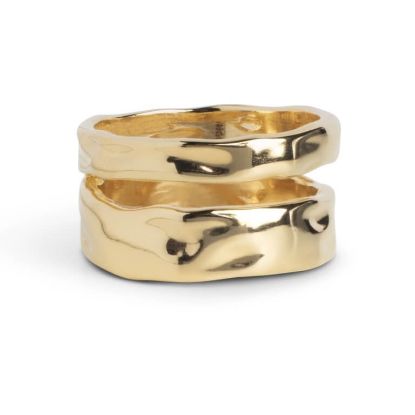 Billede af ENAMEL Copenhagen Sandra Statement ring forgyldt sølv (str. 52-59)