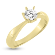 Billede af Ring brillant 0,65 w/vs 14 kt. 585 Billede af Ring brillant 0,65 w/vs 14 kt. 585