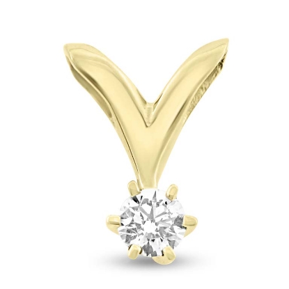 Billede af Vedhæng 14 kt. med brillanter fra 0,03 ct. - 0,90 ct. Priser fra