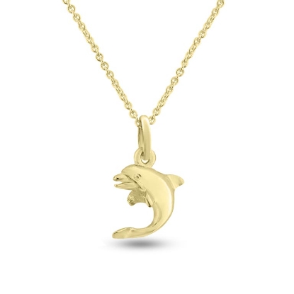 Billede af Vedhæng delfin 14 kt.