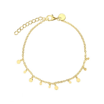 Billede af Aqua Dulce Elegant armbånd forgyldt sølv (17 + 3 cm)