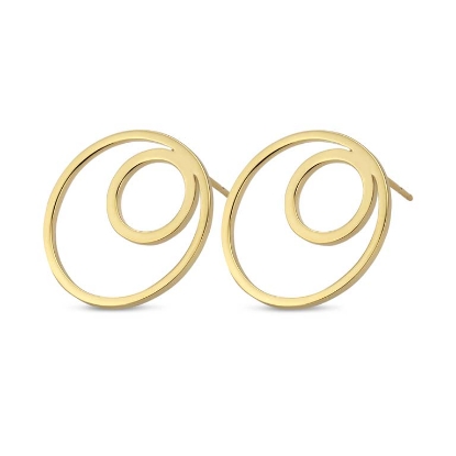 Billede af *Spirit Icons Lux ørestikker 14 karat  