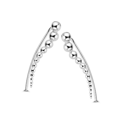 Billede af Spirit Icons ørestik Bomber øreringe sølv 
