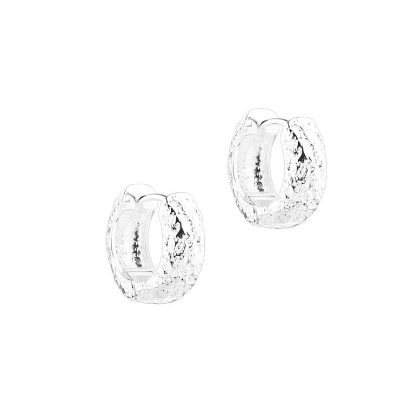 Billede af Aqua Dulce Love Me Big Hoops øreringe sølv