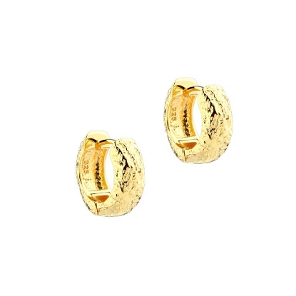 Billede af Aqua Dulce Love Me Big Hoops øreringe forgyldt sølv