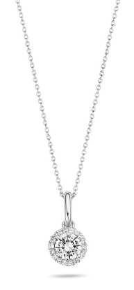 Billede af Spirit Icons Romance halskæde sølv 45 cm med syn.zirkonia