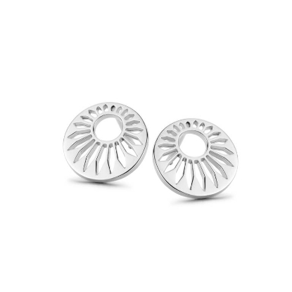 Billede af *Spirit Icons Peacock ørestikker sølv 