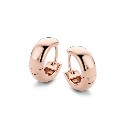 Billede af Spirit Icons Vivendi creoler sølv rosaforgyldt