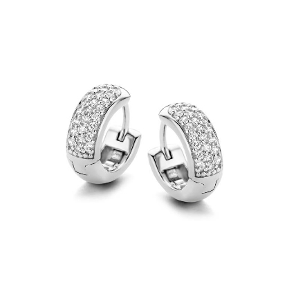 Billede af Spirit Icons Vivendi creoler sølv m. cz