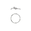 Billede af STINE A Flow Ring With Two Stones ring sølv (str. 48)