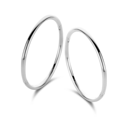 Billede af Spirit Icons Imagine medium hoops 14 kt. hvg.