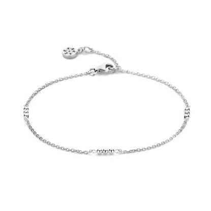 Billede af Spirit Icons Mala armbånd 14kt. hvidguld 19 cm