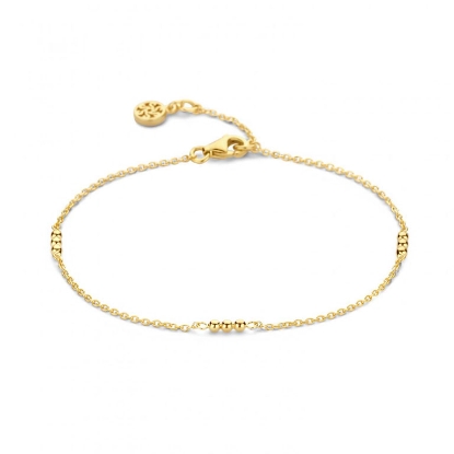 Billede af Spirit Icons Mala armbånd 14kt. guld 19 cm