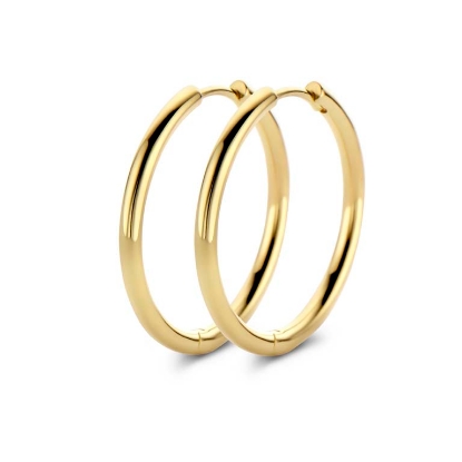 Billede af Spirit Icons Balance (M) hoops forgyldt sølv 21mm