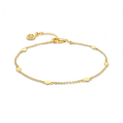 Billede af Spirit Icons Obsession armbånd sølv forgyldt med coins 17+2 cm