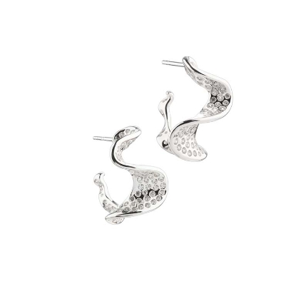 Billede af Aqua Dulce Darling Rhumba øreringe sølv m. cz (20 mm)