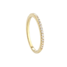 Billede af Aqua Dulce Darling Raya ring forgyldt sølv m. cz (str. 56)
