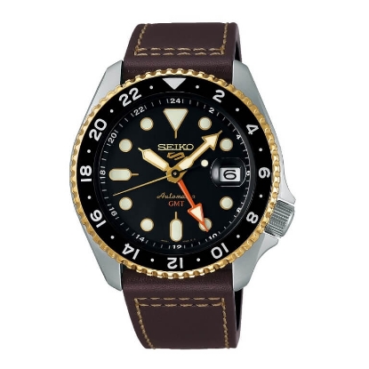 Billede af Seiko 5 Sports GMT automatic SKX series herreur stål 42mm 10bar