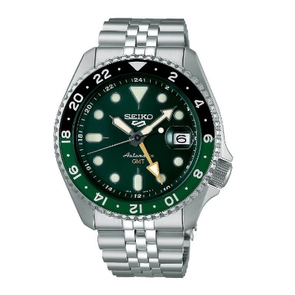 Billede af Seiko 5 Sports GMT automatic SKX series herreur stål 42mm 10bar