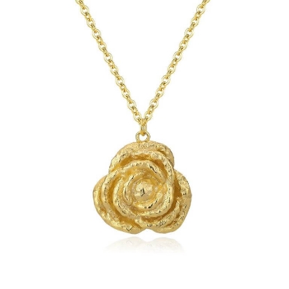 Billede af WiOGA Anna-Auguste halskæde forgyldt sølv (40+6cm)